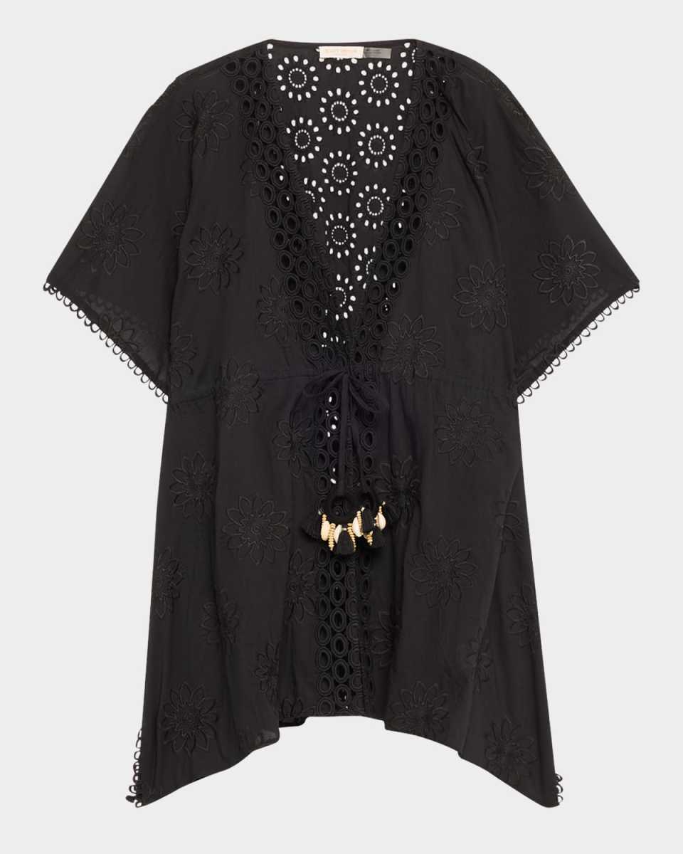 Rogelia Eyelet-Embroidered Coverup